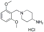 1-(2,6-DIMETHOXYBENZYL)PIPERIDIN-4-AMINE HYDROCHLORIDE Struktur