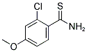 2-CHLORO-4-METHOXY-THIOBENZAMIDE Struktur