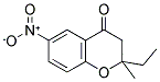 2-ETHYL-2-METHYL-6-NITRO-CHROMAN-4-ONE Struktur