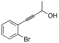 4-(2-BROMOPHENYL)-3-BUTYN-2-OL Struktur