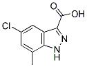 5-CHLORO-7-METHYL-3-INDAZOLECARBOXYLIC ACID Struktur