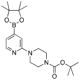 2-(4-TERT-BUTOXYCARBONYLPIPERAZINYL)PYRIDINE-4-BORONIC ACID, PINACOL ESTER Struktur