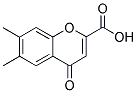 6,7-DIMETHYL-4-OXO-4H-CHROMENE-2-CARBOXYLIC ACID Struktur