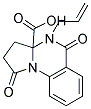 4-ALLYL-1,5-DIOXO-2,3,4,5-TETRAHYDROPYRROLO[1,2-A]QUINAZOLINE-3A(1H)-CARBOXYLIC ACID Struktur