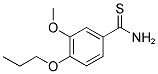 3-METHOXY-4-PROPOXY-THIOBENZAMIDE Struktur