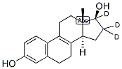 DELTA8,9-DEHYDRO-17BETA-ESTRADIOL-16,16,17-D3 Struktur