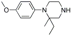 2-ETHYL-1-(4-METHOXYPHENYL)-2-METHYLPIPERAZINE Struktur