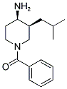 CIS-1-BENZOYL-3-(ISOBUTYL)PIPERIDIN-4-AMINE Struktur