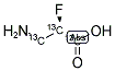 (2R)-3-AMINO-2-FLUOROPROPANOIC ACID-13C3 Struktur