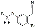 2-BROMO-5-(TRIFLUOROMETHOXY)PHENYLACETONITRILE Struktur