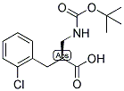 (S)-2-(TERT-BUTOXYCARBONYLAMINO-METHYL)-3-(2-CHLORO-PHENYL)-PROPIONIC ACID Struktur