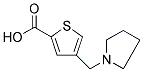 4-(PYRROLIDIN-1-YLMETHYL)THIOPHENE-2-CARBOXYLIC ACID Struktur