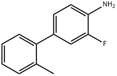 3-FLUORO-2'-METHYL[1,1'-BIPHENYL]-4-AMINE Struktur