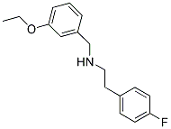 N-(3-ETHOXYBENZYL)-2-(4-FLUOROPHENYL)ETHANAMINE Struktur