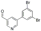 5-(3,5-DIBROMOPHENYL)NICOTINALDEHYDE Struktur