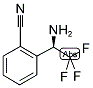 2-((1R)-1-AMINO-2,2,2-TRIFLUOROETHYL)BENZENECARBONITRILE Struktur