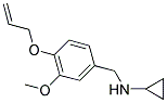 N-(4-(ALLYLOXY)-3-METHOXYBENZYL)CYCLOPROPANAMINE Struktur