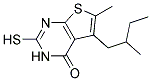 2-MERCAPTO-6-METHYL-5-(2-METHYLBUTYL)THIENO[2,3-D]PYRIMIDIN-4(3H)-ONE Struktur