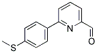 6-(4-METHYLSULFANYLPHENYL)PYRIDINE-2-CARBALDEHYDE Struktur