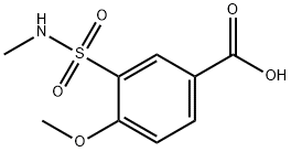 4-METHOXY-3-METHYLSULFAMOYL-BENZOIC ACID Struktur