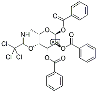 1,2,3-TRI-O-BENZOYL-A-L-FUCOPYRANOSE, TRICHLOROACETIMIDATE Struktur