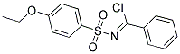 N-(CHLORO-PHENYL-METHYLENE)-4-ETHOXY-BENZENESULFONAMIDE Struktur