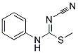 1-CYANO-2-METHYL-3-PHENYLISOTHIOUREA Struktur