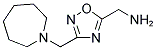 ([3-(AZEPAN-1-YLMETHYL)-1,2,4-OXADIAZOL-5-YL]METHYL)AMINE Struktur