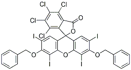 ROSE BENGAL, BENZYL ESTER Struktur