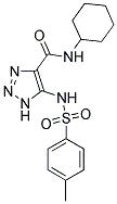 N-CYCLOHEXYL-5-{[(4-METHYLPHENYL)SULFONYL]AMINO}-1H-1,2,3-TRIAZOLE-4-CARBOXAMIDE Struktur