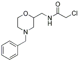 N-(4-BENZYL-MORPHOLIN-2-YLMETHYL)-2-CHLORO-ACETAMIDE Struktur