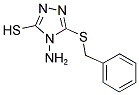 4-AMINO-5-(BENZYLTHIO)-4H-1,2,4-TRIAZOLE-3-THIOL Struktur