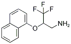 3,3,3-TRIFLUORO-2-(NAPHTHALEN-1-YLOXY)-PROPYLAMINE Struktur