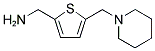 [5-(1-PIPERIDINYLMETHYL)-2-THIENYL]METHANAMINE Struktur