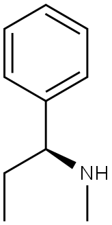 (S)-N-METHYL-1-PHENYLPROPAN-1-AMINE Struktur