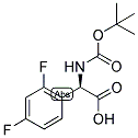 (R)-TERT-BUTOXYCARBONYLAMINO-(2,4-DIFLUORO-PHENYL)-ACETIC ACID Struktur