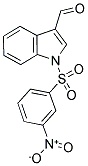 1-(3-NITRO-BENZENESULFONYL)-1H-INDOLE-3-CARBALDEHYDE Struktur