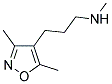 N-[3-(3,5-DIMETHYL-4-ISOXAZOLYL)PROPYL]-N-METHYLAMINE Struktur