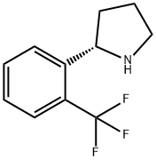 (S)-2-(2-(TRIFLUOROMETHYL)PHENYL)PYRROLIDINE Struktur