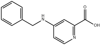 4-(BENZYLAMINO)PYRIDINE-2-CARBOXYLIC ACID Struktur