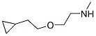 N-[2-(2-CYCLOPROPYLETHOXY)ETHYL]-N-METHYLAMINE Struktur