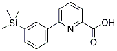 6-[3-(TRIMETHYLSILYL)PHENYL]PYRIDINE-2-CARBOXYLIC ACID Struktur