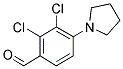 2,3-DICHLORO-4-PYRROLIDIN-1-YL-BENZALDEHYDE Struktur