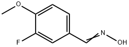 3-FLUORO-4-METHOXYBENZALDOXIME Struktur