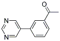 1-[3-(5-PYRIMIDINYL)PHENYL]ETHANONE Struktur