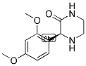 (S)-3-(2,4-DIMETHOXY-PHENYL)-PIPERAZIN-2-ONE Struktur