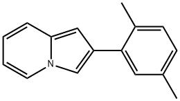 2-(2,5-DIMETHYL-PHENYL)-INDOLIZINE Struktur