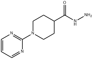 1-PYRIMIDIN-2-YL-PIPERIDINE-4-CARBOXYLIC ACID HYDRAZIDE Struktur