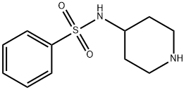 N-PIPERIDIN-4-YLBENZENESULFONAMIDE Struktur