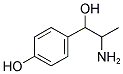 4-(2-AMINO-1-HYDROXYPROPYL)PHENOL Struktur